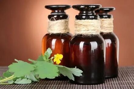 Celandine oil for nail fungus