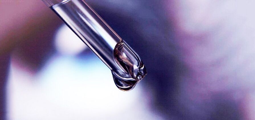 Drops against nail fungus