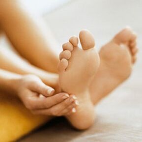 Healthy feet after nail fungus treatment