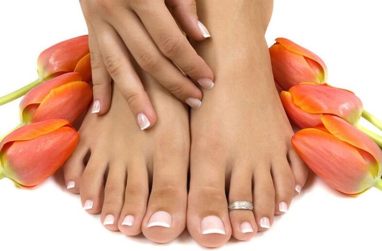Healthy feet after fungal treatment